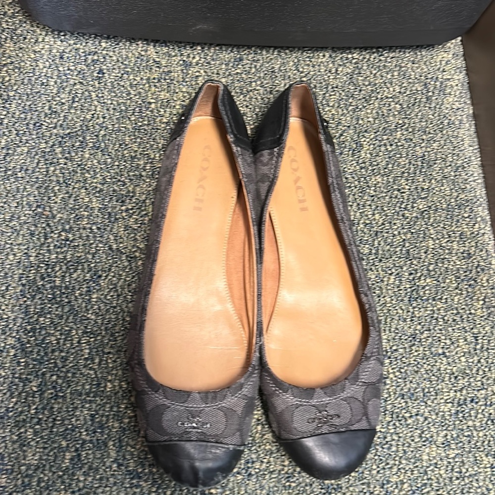 Coach Ballet Slippers ladies size 10